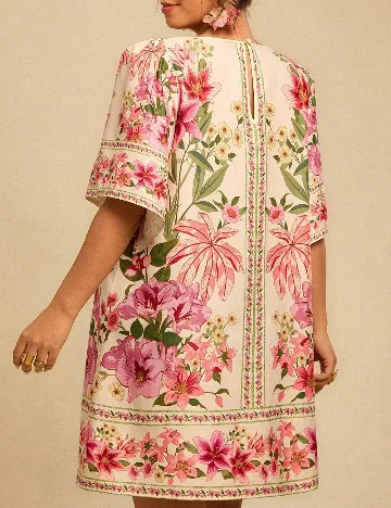 Rochie scurta SHEIN CURVE, floral print