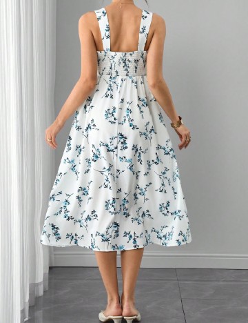 Rochie medie SHEIN Maternity, alb