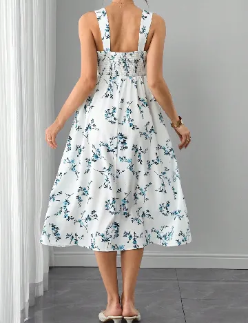 Rochie medie SHEIN Maternity, alb