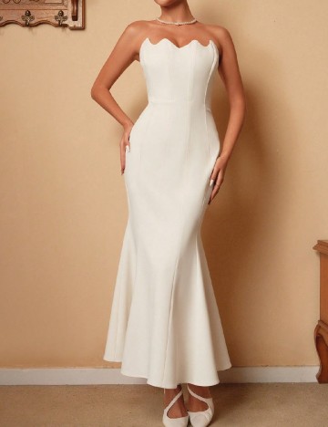 Rochie lunga Savoree, bej