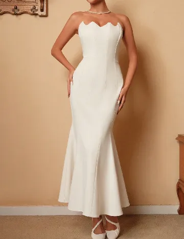 Rochie lunga Savoree, bej