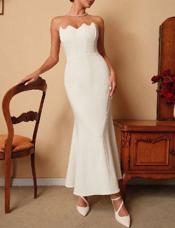 Rochie lunga Savoree, bej