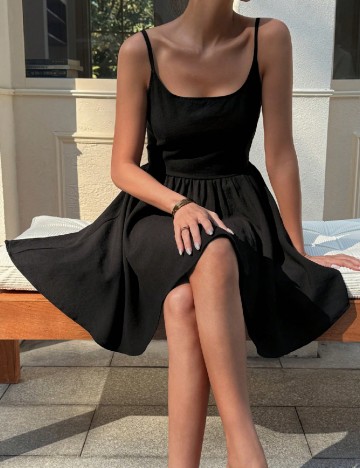 Rochie scurta Dazy, negru