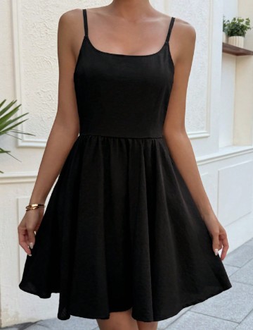 Rochie scurta Dazy, negru
