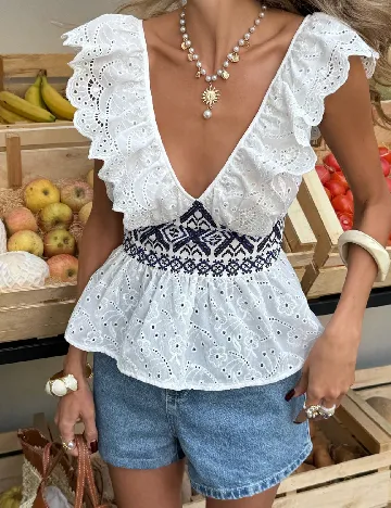 Bluza SHEIN, alb