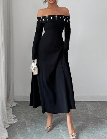 Rochie medie SHEIN, negru