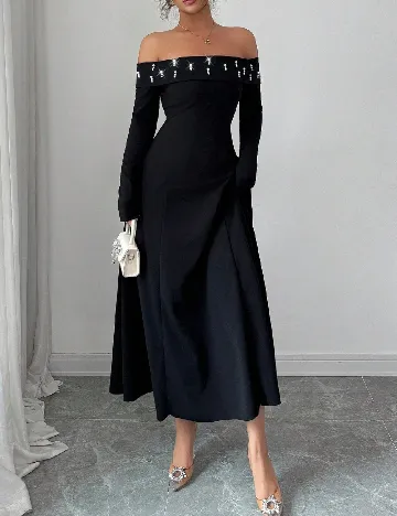 Rochie medie SHEIN, negru