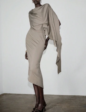 Rochie medie SHEIN, maro