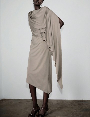 Rochie medie SHEIN, maro