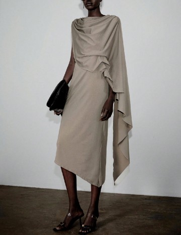 Rochie medie SHEIN, maro