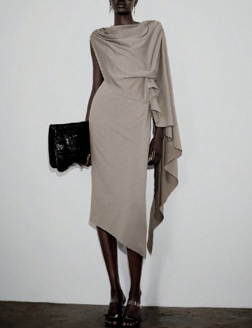 Rochie medie SHEIN, maro
