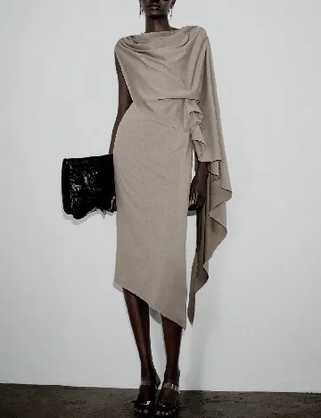 Rochie medie SHEIN, maro