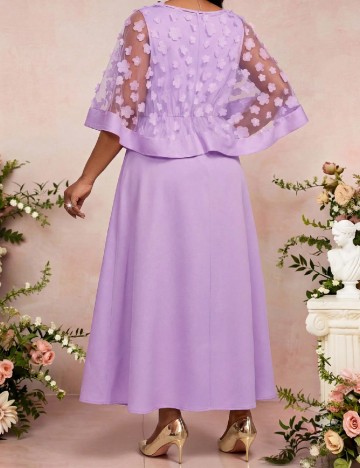 Rochie lunga SHEIN CURVE, violet