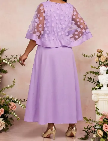 Rochie lunga SHEIN CURVE, violet
