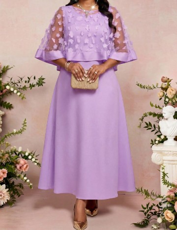 Rochie lunga SHEIN CURVE, violet