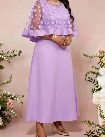 Rochie lunga SHEIN CURVE, violet