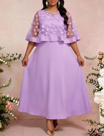 Rochie lunga SHEIN CURVE, violet