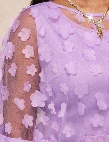 Rochie lunga SHEIN CURVE, violet