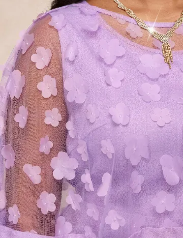 Rochie lunga SHEIN CURVE, violet