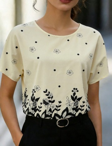 Bluza Emery Rose, crem