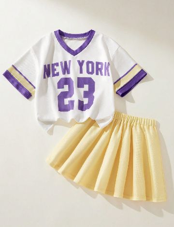 Compleu Shein Kids, mix culori