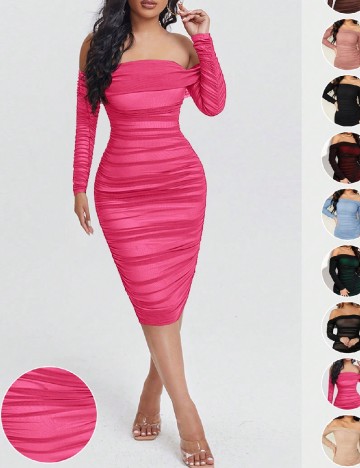 Rochie medie SHEIN, roz