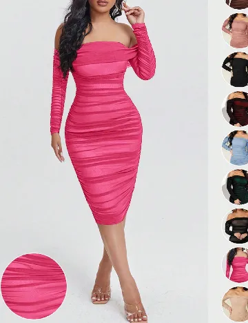 Rochie medie SHEIN, roz