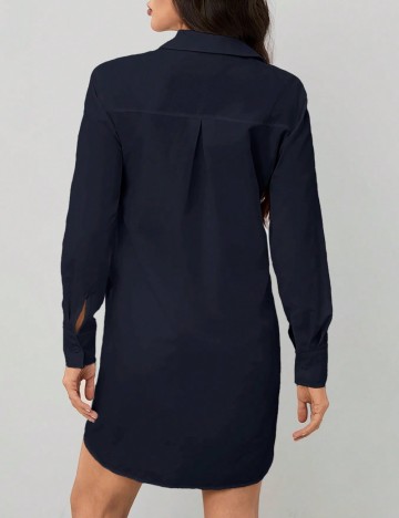 Rochie scurta SHEIN, bleumarin inchis