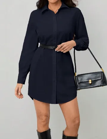 Rochie scurta SHEIN, bleumarin inchis