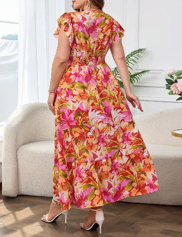 Rochie lunga SHEIN CURVE, mix culori
