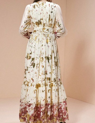 Rochie lunga SHEIN, crem