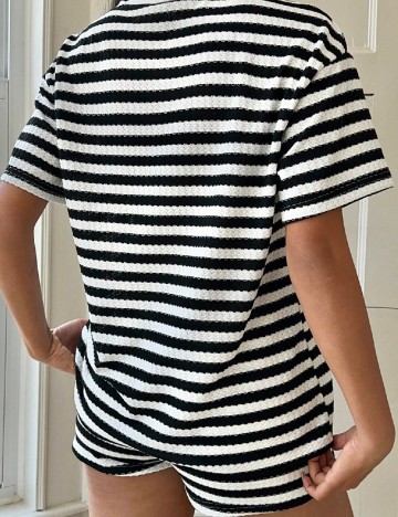 Compleu SHEIN CURVE, alb/negru