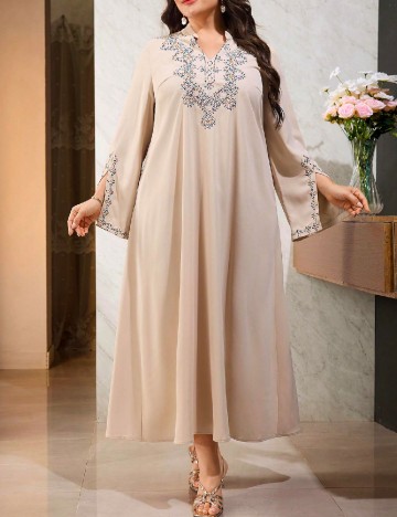 Rochie lunga SHEIN CURVE, bej