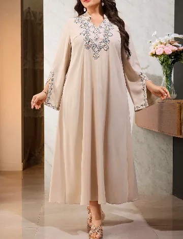 Rochie lunga SHEIN CURVE, bej