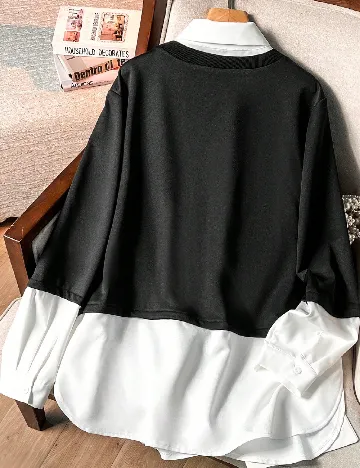 Bluza SHEIN CURVE, negru