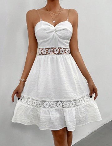 Rochie scurta SHEIN, alb