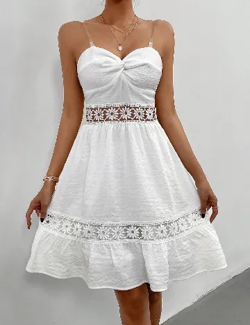 Rochie scurta SHEIN, alb