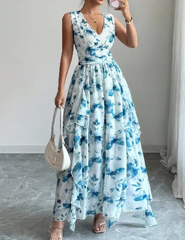 Rochie lunga SHEIN, albastru