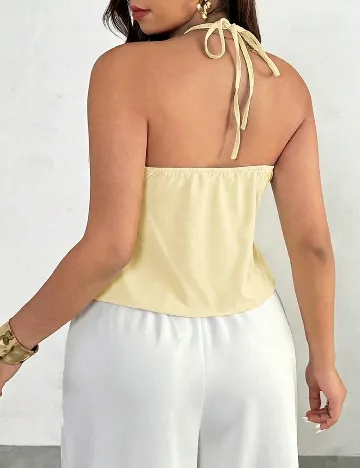 Top SHEIN CURVE, galben