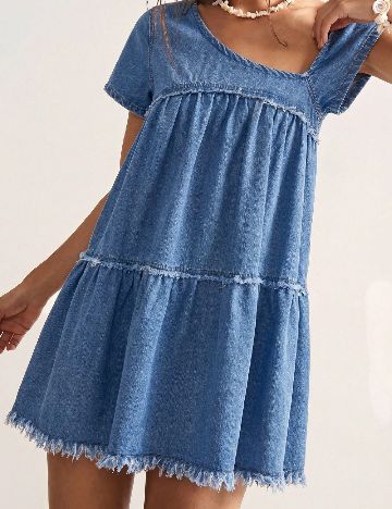 Rochie scurta SHEIN, albastru