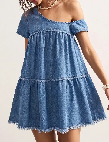 Rochie scurta SHEIN, albastru