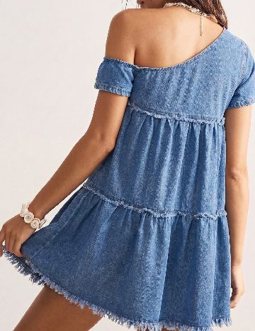 Rochie scurta SHEIN, albastru