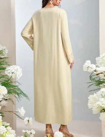 Rochie lunga SHEIN, crem