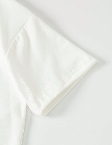 Compleu Shein Kids, verde/alb