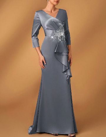 Rochie lunga SHEIN, albastru
