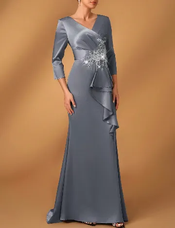 Rochie lunga SHEIN, albastru