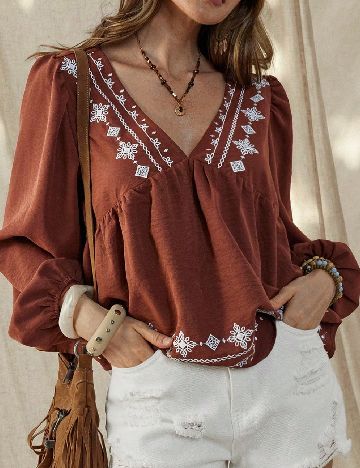 Bluza SHEIN, maro