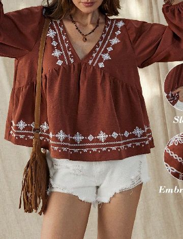 Bluza SHEIN, maro