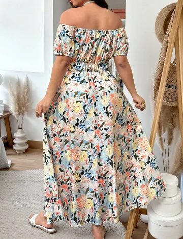 Rochie lunga SHEIN CURVE, mix culori
