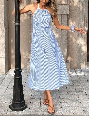 Rochie medie SHEIN, albastru
